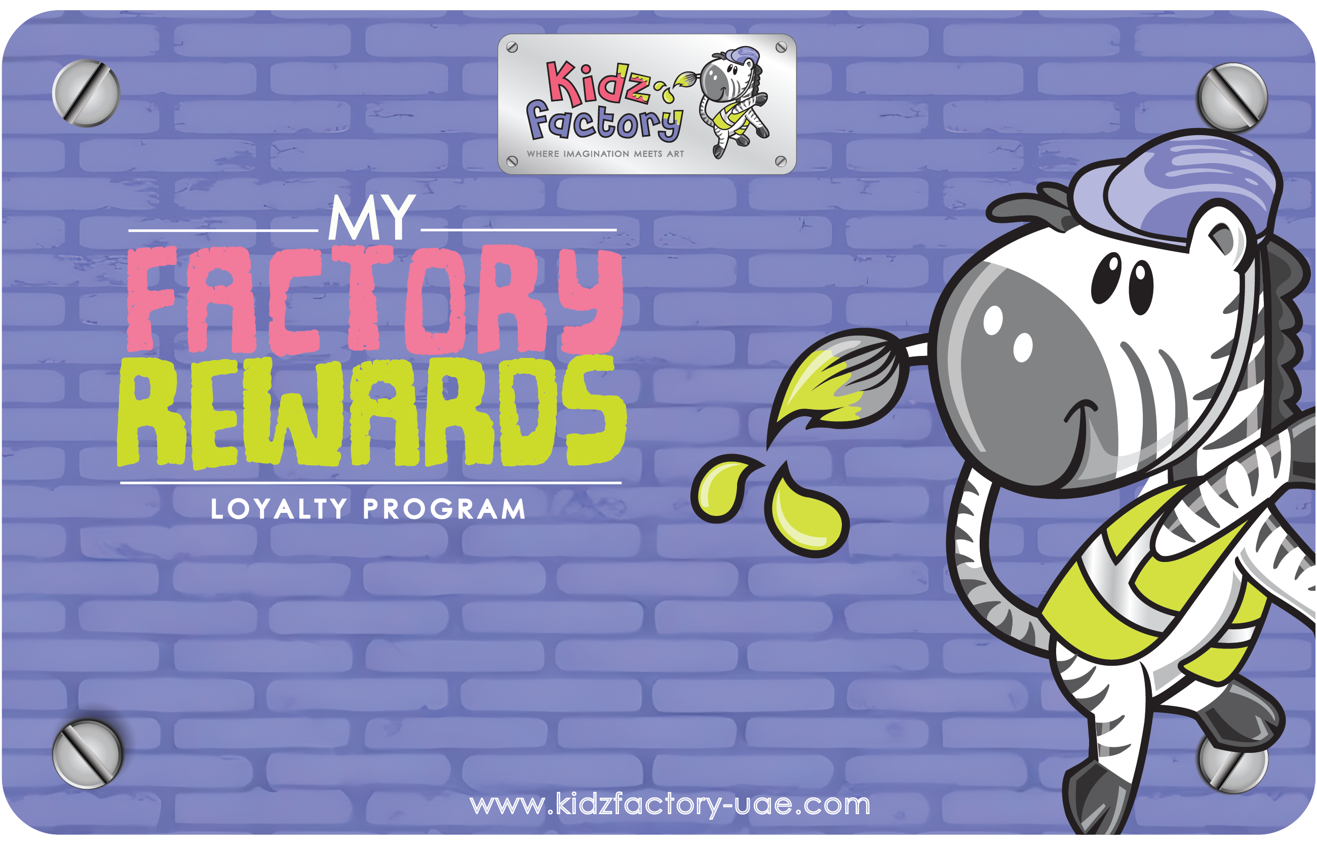Kidz Factory Loyalty Card